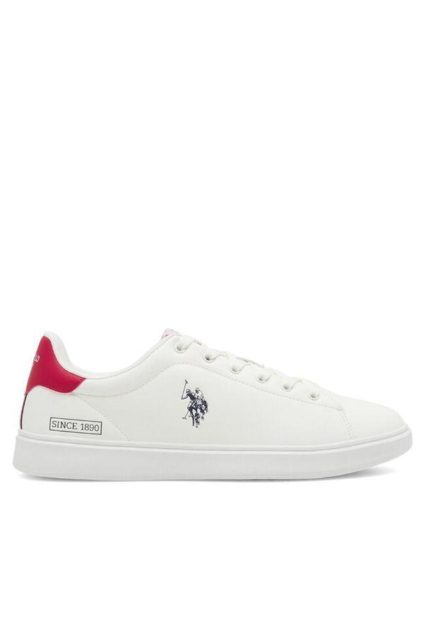 Sneakersy U.S. Polo Assn.. Kolor: biały