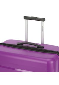 Wittchen - Duża walizka z polipropylenu w poziome linie. Kolor: fioletowy. Materiał: materiał. Styl: elegancki #2