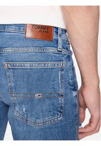Tommy Jeans Szorty jeansowe Ronnie DM0DM16148 Niebieski Relaxed Fit. Kolor: niebieski. Materiał: bawełna