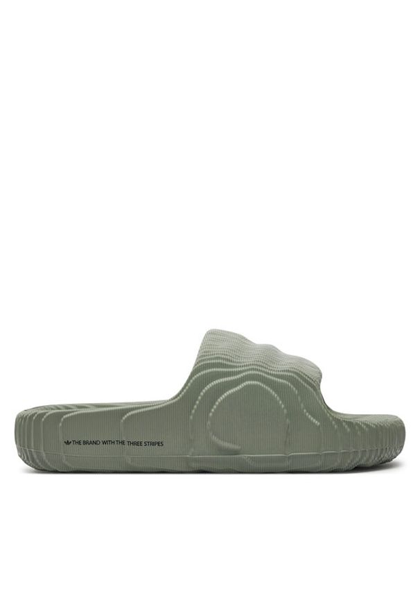 Adidas - adidas Klapki adilette 22 Slides IG8264 Khaki. Kolor: brązowy