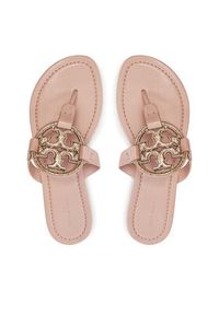 Tory Burch Japonki 145945 Różowy. Kolor: różowy. Materiał: skóra #4