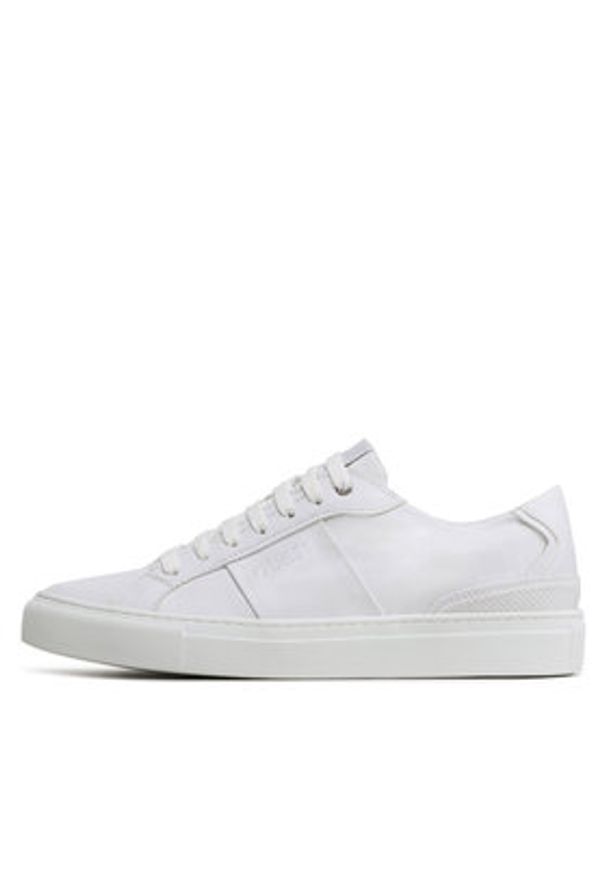 Guess Sneakersy Todi Low FM5TOL ELE12 Biały. Kolor: biały. Materiał: skóra