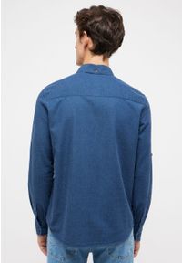Mustang - Męska Koszula MUSTANG Rawlins Dress Blues 1014766 5334 #6
