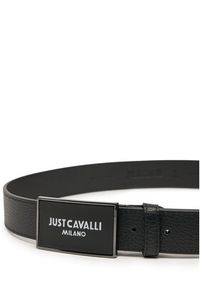 Just Cavalli Pasek Damski 78QA6F10 ZP295 Czarny. Kolor: czarny. Materiał: skóra #2