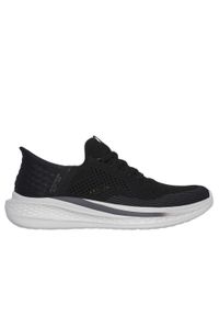 skechers - Buty wsuwane SLIP-INS sportowe męskie Skechers Slade Quinto. Zapięcie: bez zapięcia. Kolor: czarny