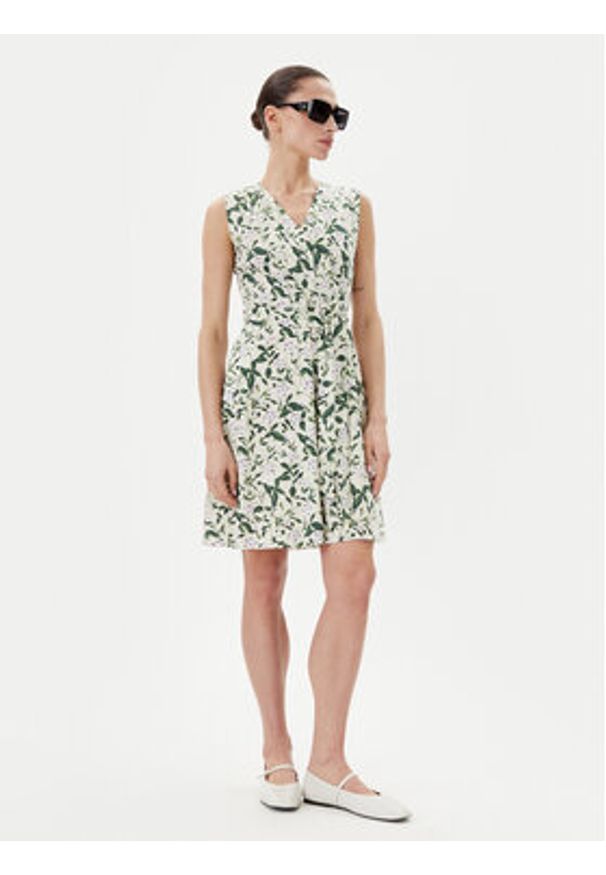 Weekend Max Mara Sukienka letnia Osiris 2515621022650 Zielony Regular Fit. Kolor: zielony. Materiał: bawełna. Sezon: lato