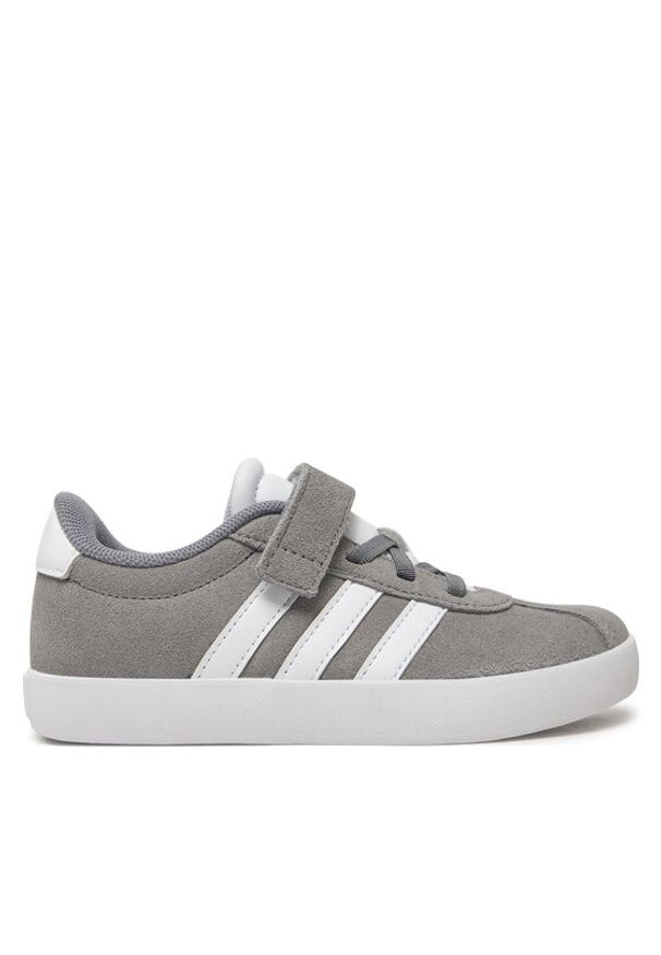 Adidas - adidas Sneakersy VL Court 3.0 ID9149 Szary. Kolor: szary. Materiał: skóra, zamsz