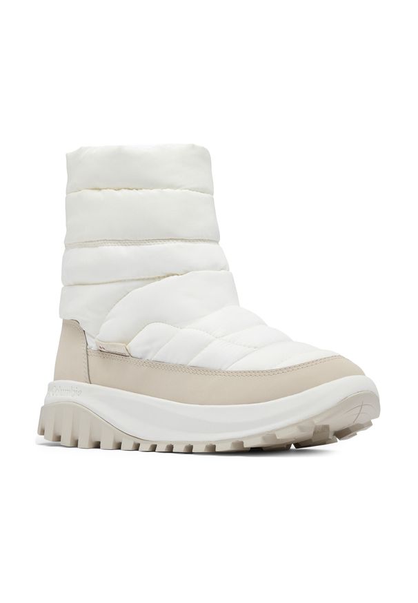 columbia - Śniegowce damskie Columbia Snowtrot Mid. Kolor: biały. Sezon: zima