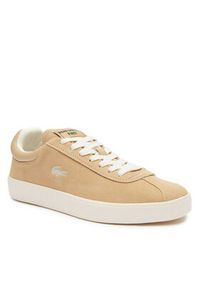 Lacoste Sneakersy Basehot Tonal 747SFA0096 Brązowy. Kolor: brązowy. Materiał: skóra, zamsz #6