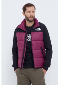 The North Face bezrękawnik męski kolor fioletowy zimowy. Kolor: fioletowy. Materiał: poliester, materiał. Długość rękawa: bez rękawów. Sezon: zima #1