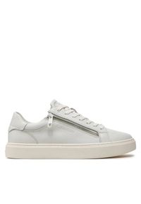 Calvin Klein Sneakersy Low Top Lace Up W/Zip HM0HM01475 Biały. Kolor: biały #1