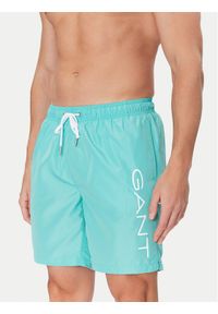 GANT - Gant Szorty kąpielowe 920006300 Niebieski Regular Fit. Kolor: niebieski. Materiał: syntetyk