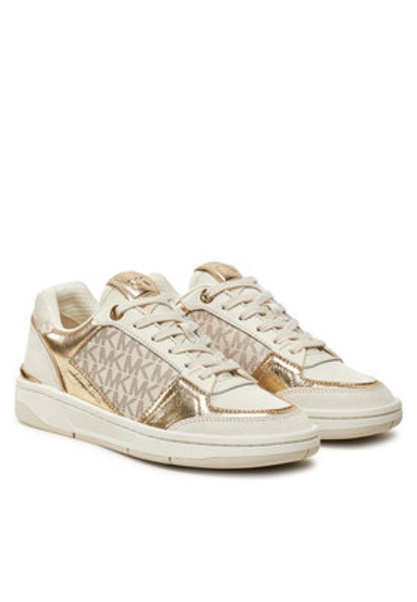 MICHAEL Michael Kors Sneakersy Bruin 43F4RBFS1B Beżowy. Kolor: beżowy. Materiał: skóra