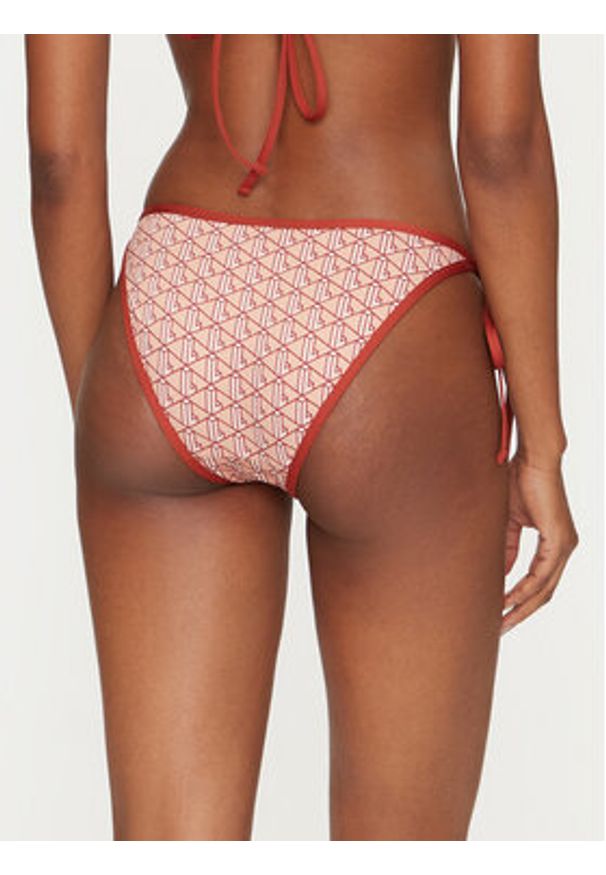 Lacoste Dół od bikini MF9623 Pomarańczowy. Kolor: pomarańczowy. Materiał: syntetyk