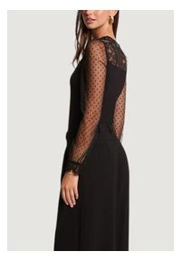 Morgan Bluzka 252-TARSILA Czarny Slim Fit. Kolor: czarny. Materiał: syntetyk #3