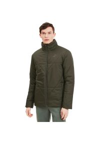 Kurtka męskie Puma Ess Padded. Kolor: zielony. Materiał: poliester, materiał, puch. Sport: turystyka piesza #1