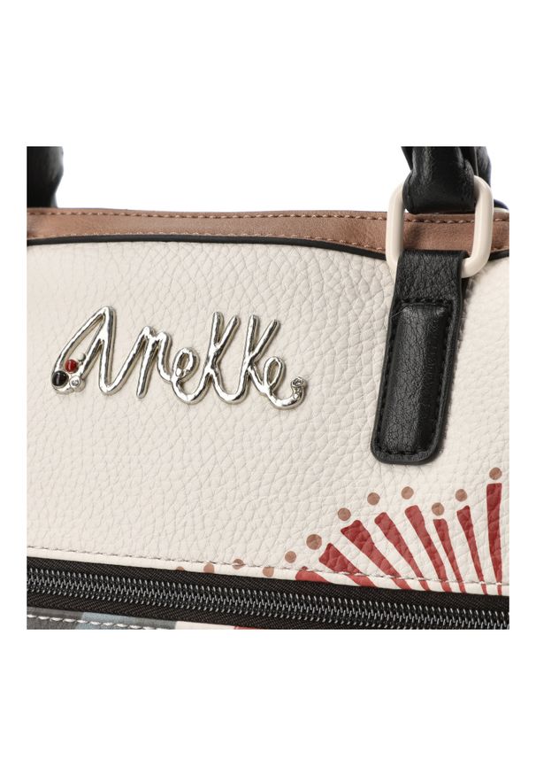 Pomarańczowa Torba Na Laptopa Anekke Stylowa Aktówka Damska. Kolor: pomarańczowy. Wzór: aplikacja. Styl: elegancki