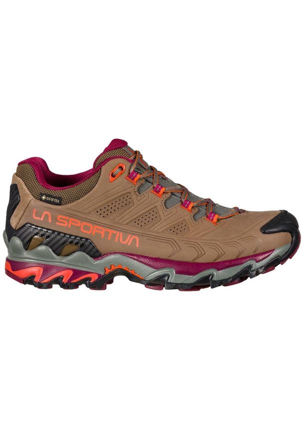 LA SPORTIVA - Buty trekkingowe damskie La Sportiva Ultra Raptor Ii Gtx. Zapięcie: sznurówki. Kolor: pomarańczowy, wielokolorowy, fioletowy, brązowy. Materiał: skóra. Szerokość cholewki: normalna