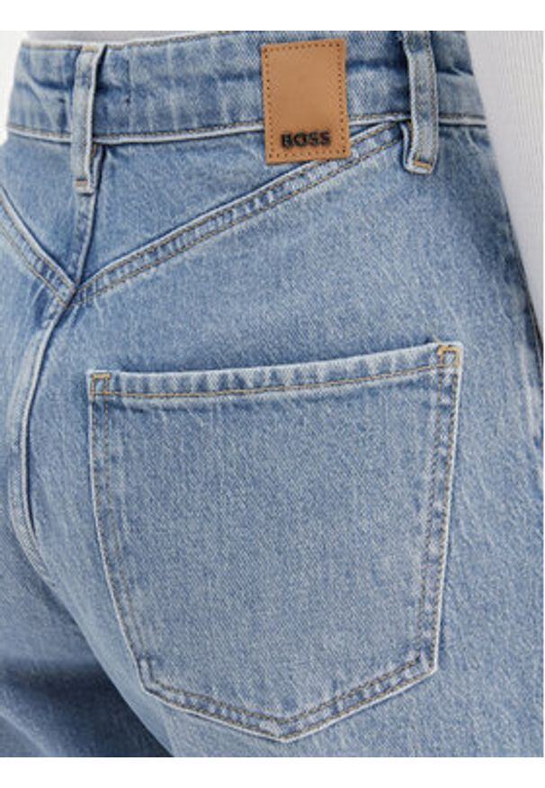 BOSS Jeansy Lyris 50552438 Niebieski Straight Leg. Kolor: niebieski