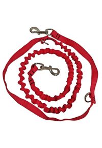 LHOTSE - Smycz biegowa dla psa Lhotse czerwona. Kolor: czerwony