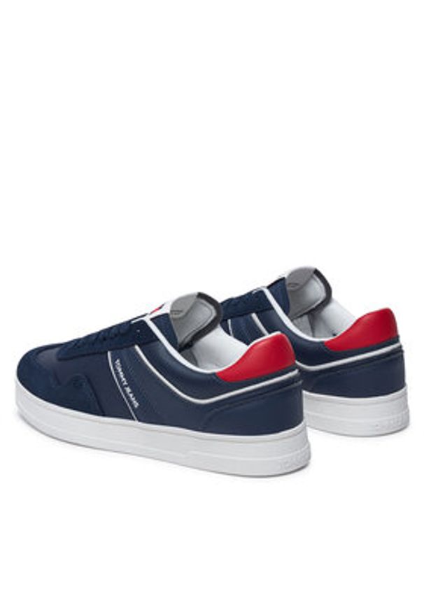 Tommy Jeans Sneakersy The Greenwich Retro EM0EM01462 Granatowy. Kolor: niebieski. Materiał: skóra