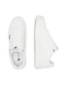 Beverly Hills Polo Club Sneakersy M-AF210880-B Biały. Kolor: biały. Materiał: skóra #8
