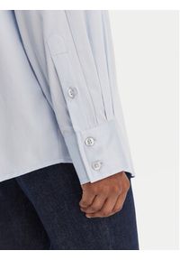 Guess Koszula W6RH57 WAF10 Błękitny Oversize. Kolor: niebieski. Materiał: bawełna #3