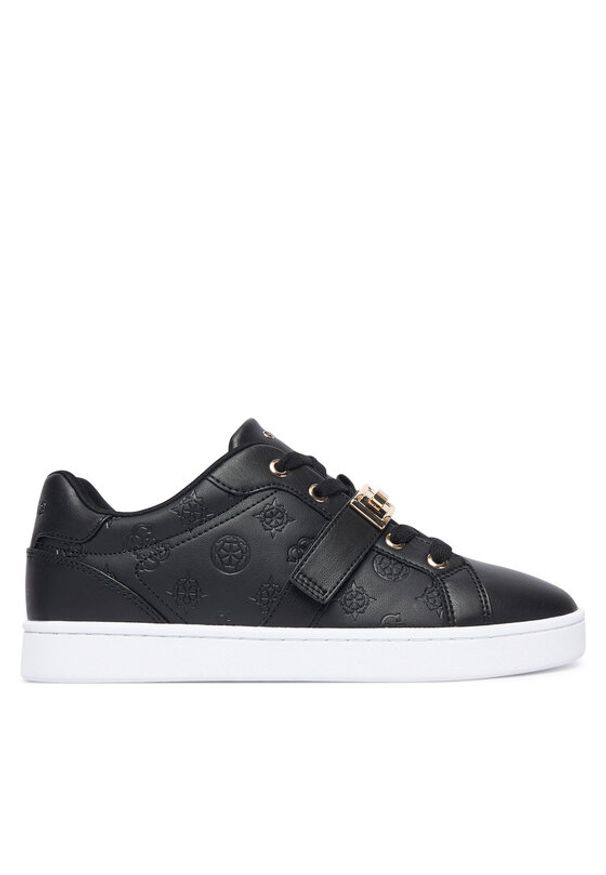 Guess Sneakersy FLTJAM FAL12 Czarny. Kolor: czarny. Materiał: skóra
