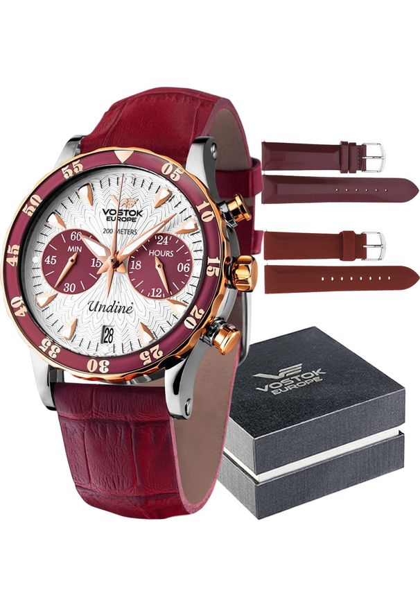 Zegarek Vostok Europe Zegarek damski Vostok Europe VK64-515E567 różowy. Kolor: różowy