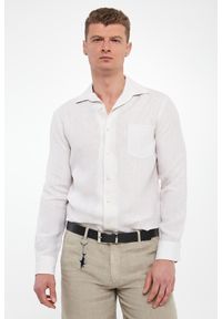 PAUL & SHARK - Koszula męska lniana PAUL&SHARK. Materiał: len #1