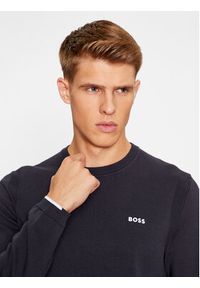 BOSS - Boss Sweter Ever-X_Cn 50498539 Granatowy Regular Fit. Kolor: niebieski. Materiał: bawełna