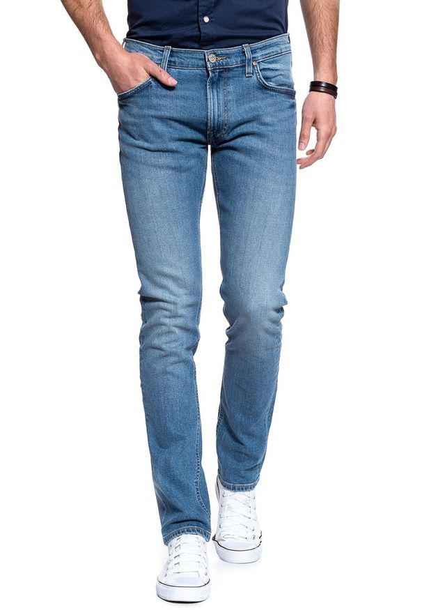 Lee - LEE SPODNIE MĘSKIE LUKE ZIP POCKET MID DIAMOND L72GCVFU 112119652