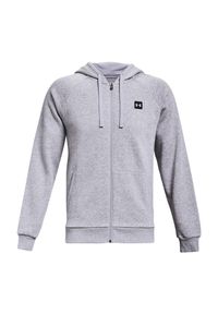 Under Armour - Bluza Rozpinana Męska Polar Rival. Kolor: szary. Materiał: polar