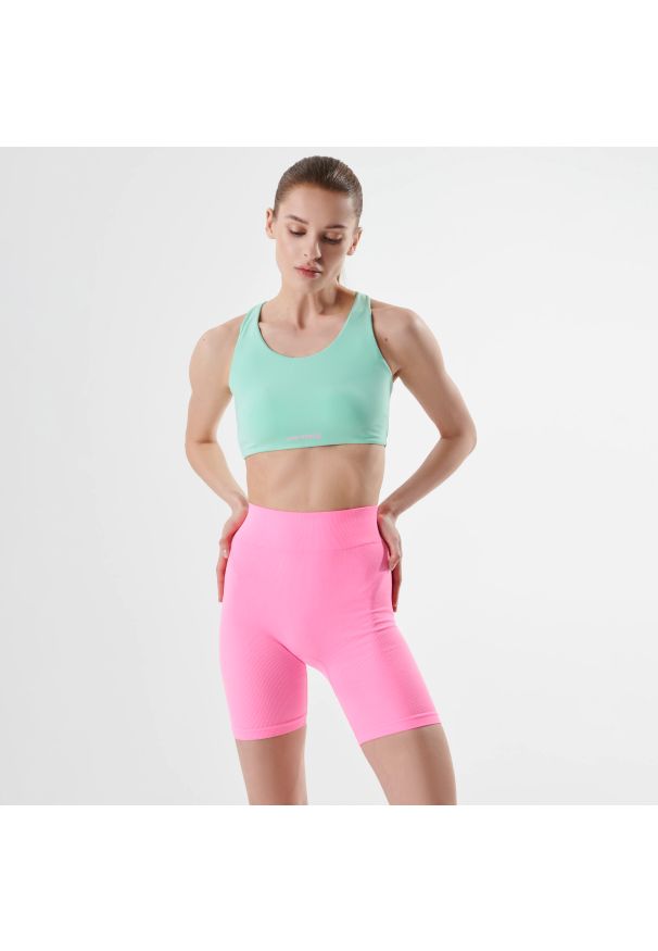Sinsay - Kolarki GYM HARD - Różowy. Kolor: różowy