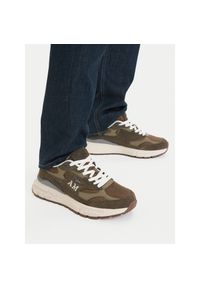 Sneakersy Aeronautica Militare. Kolor: zielony #1