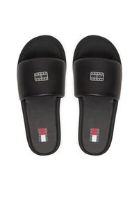 Tommy Jeans Klapki Tjw Soft Padded Casual Slide EN0EN02950 Czarny. Okazja: na co dzień. Kolor: czarny. Materiał: skóra. Styl: casual #3
