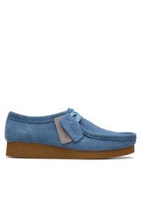 Półbuty Clarks. Kolor: niebieski