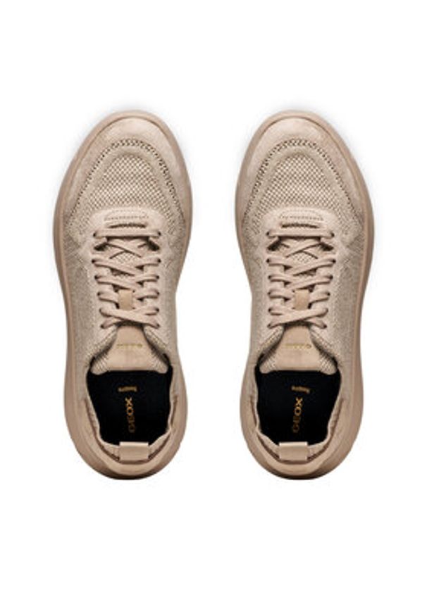 Geox Sneakersy D Nebula 2.0 X D55NHA 0009T C8097 Beżowy. Kolor: beżowy. Materiał: materiał