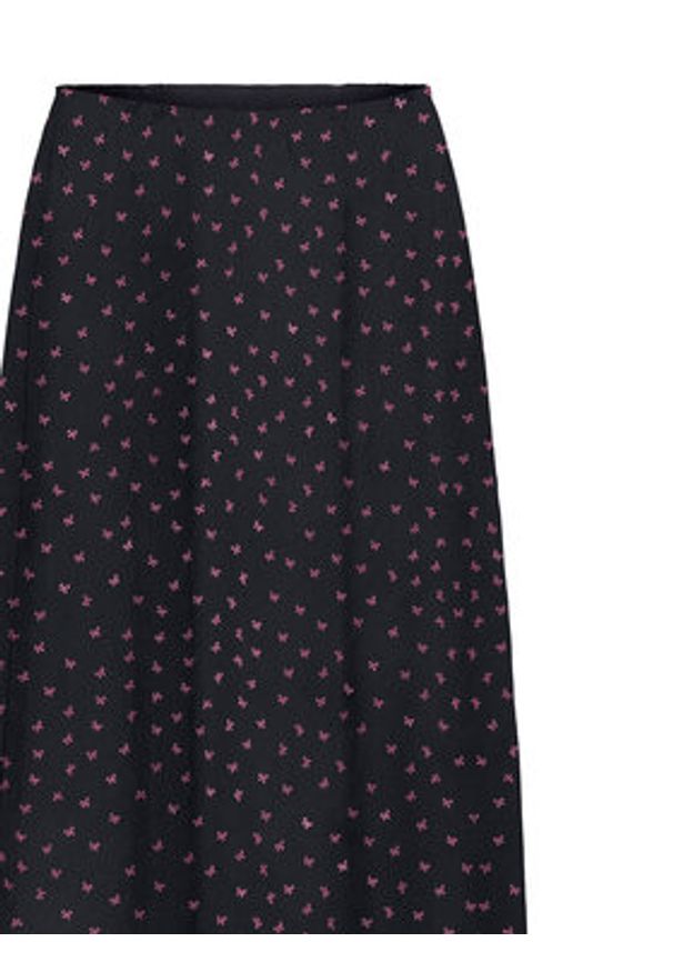 only - ONLY Spódnica maxi Nova 15357477 Czarny Regular Fit. Kolor: czarny. Materiał: wiskoza