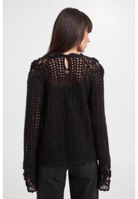 Twinset Milano - Sweter damski ażurowy TWINSET. Wzór: ażurowy #5
