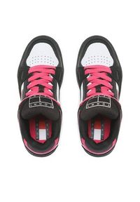 Tommy Jeans Sneakersy Wmn Skate Low EN0EN02053 Czarny. Kolor: czarny. Materiał: skóra. Sport: skateboard