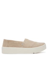 Półbuty Toms. Kolor: beżowy