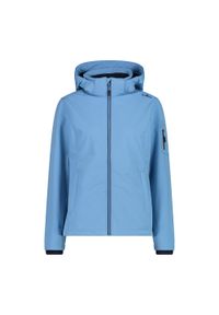Kurtka damska turystyczna CMP 39A5006. Kolor: niebieski. Materiał: softshell. Sport: turystyka piesza #1
