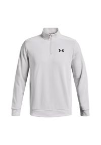 Bluza fitness męska Under Armour Armour Fleece 1/4 Zip. Kolor: szary. Sport: fitness #1