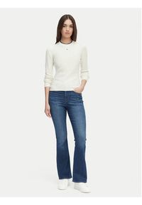 Calvin Klein Jeans Sweter LV047G309G Kremowy Regular Fit. Kolor: kremowy. Materiał: bawełna #2