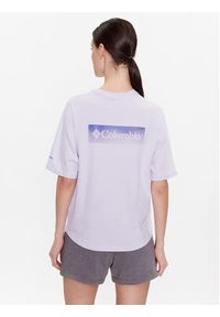 columbia - Columbia T-Shirt North Casades 1992085 Fioletowy Relaxed Fit. Kolor: fioletowy. Materiał: bawełna #2
