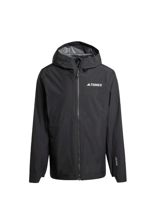 Adidas - Kurtka Terrex Multi 2.5L Rain.Rdy. Kolor: czarny. Materiał: materiał. Sport: turystyka piesza