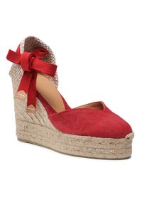 Espadryle Castañer. Kolor: czerwony