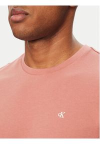 Calvin Klein Jeans T-Shirt LV14RD254G Pomarańczowy Regular Fit. Kolor: pomarańczowy. Materiał: bawełna #3