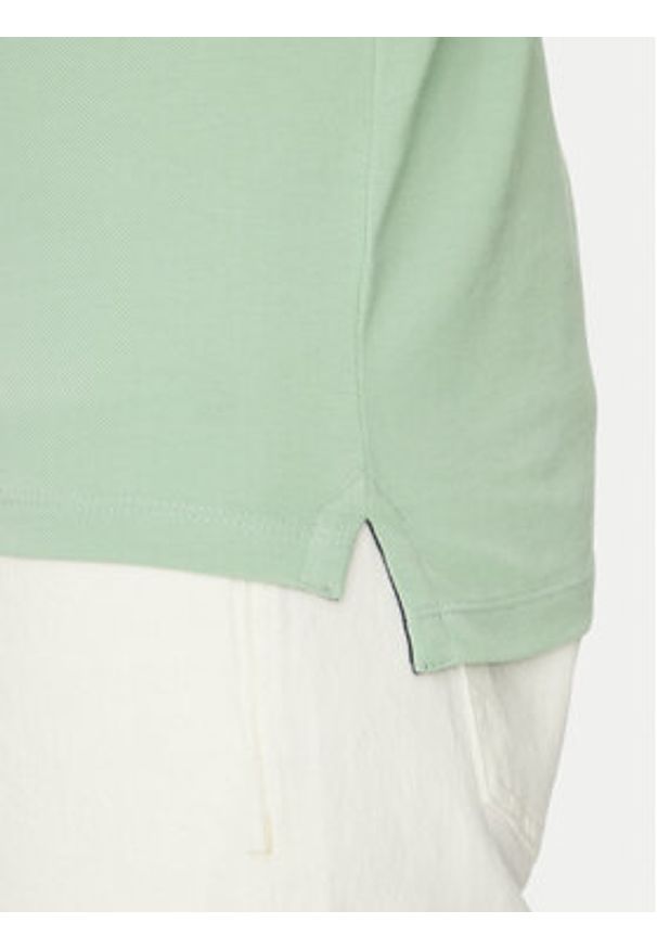 Geox Polo M5511B T3240 F3274 Zielony Regular Fit. Typ kołnierza: polo. Kolor: zielony. Materiał: bawełna